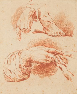 Lot 107 - French School 18th Century Studies of Hands...