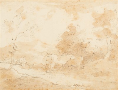 Lot 126 - Attributed to Thomas Gainsborough Landscape...