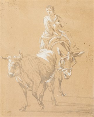 Lot 105 - Italian School 18th Century Woman Riding a...