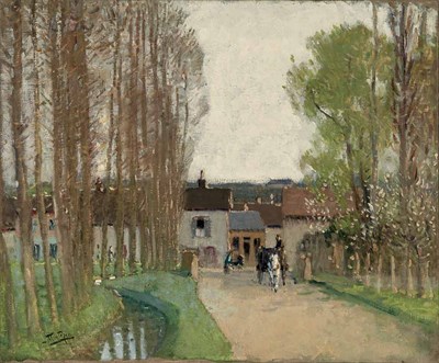 Lot 15 - Pierre-Eugene Montezin French, 1874-1946 Allee...