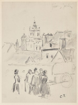 Lot 58 - Camille Pissarro French, 1830-1903 Gisors,...