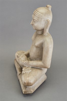 Lot 22 - Indian Marble Figure of Tirthankara 17th...