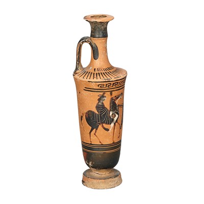 Lot 411 - Attic Black Figure Lekythos Attributed to the...