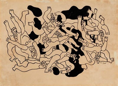 Lot 67 - Fernand Leger French, 1881-1955 Etude Pour...