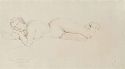 Lot 59 - Felix Vallotton French, 1861-1925 Nu Couche...