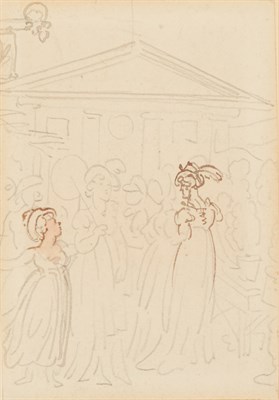Lot 124 - Thomas Rowlandson English, 1756-1827 A Crowd...