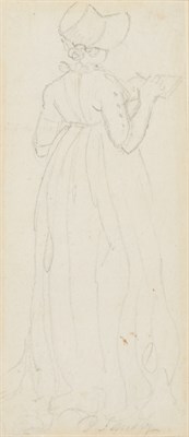 Lot 131 - Paul Sandby English, 1731-1809 Standing Girl,...
