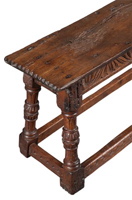 Lot 617 - English Oak Joined Bench First half of the...
