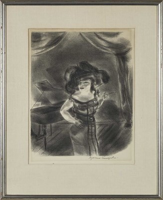 Lot 136 - Yasuo Kuniyoshi BURLESQUE QUEEN (DAVIS L61)...
