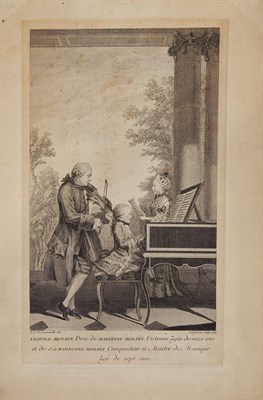 Lot 245 - [MOZART, WOLFGANG AMADEUS] Leopold Mozart,...