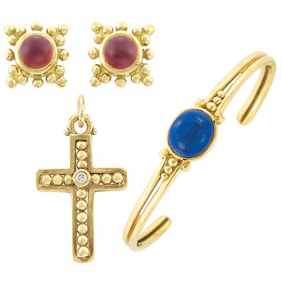 Lot 696 - Group of Gold Jewelry, Helen Woodhull