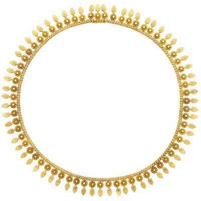 Lot 68 - Antique Gold Fringe Necklace