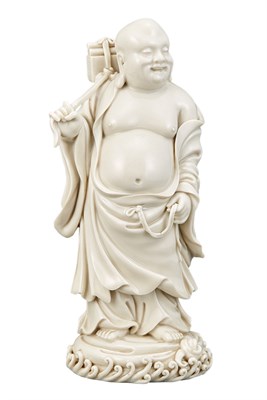 Lot 110 - Chinese Blanc de Chine Figure of Budai...