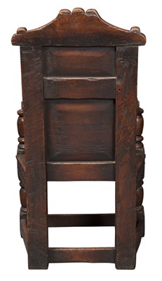 Lot 612 - Two Similar English Oak Joined Armchairs Mid...