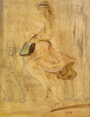 Lot 88 - Reginald Marsh American, 1898-1954 Bowery...