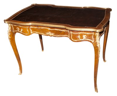 Lot 110 - Louis XV Style Tulipwood Desk Height 30 inches,...