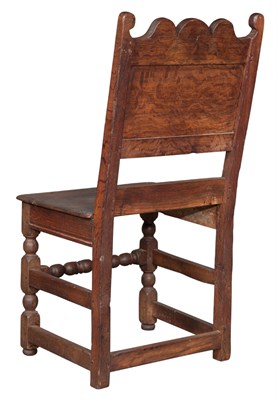 Lot 628 - Two English Oak Joined Backstools Last quarter...