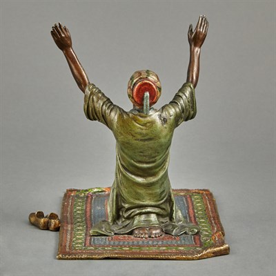 Lot 293 - Austrian Cold Painted Bronze Figure of a...