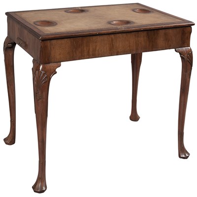 Lot 280 - Irish Inlaid Mahogany Games Table Circa 1740...
