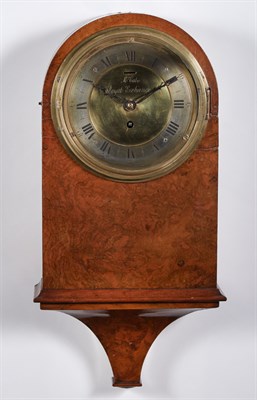 Lot 349 - Regency Burr Walnut Wall Clock With a...