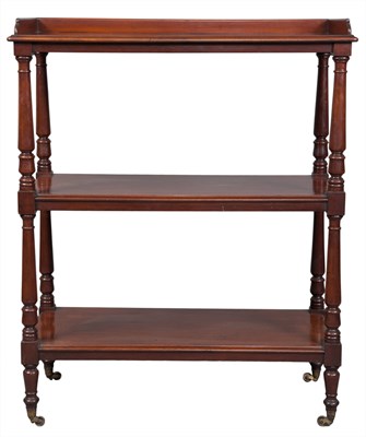 Lot 367 - George IV Mahogany Three-Tier Etagere Circa...