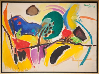 Lot 70 - Moshe Rosenthalis Israeli, 1922-2008 Abstract...