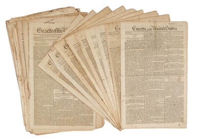 Lot 195 - [NEWSPAPERS] Large group of issues of the...