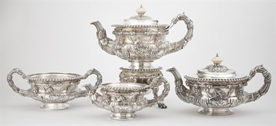 Lot 482 - George III Sterling Silver Tea and Coffee...