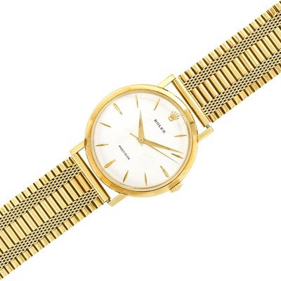 Lot 231 - Gentleman's Gold 'Precision' Wristwatch, Rolex, Ref. 9971