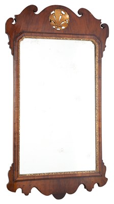 Lot 253 - George III Style Parcel-Gilt Mahogany Mirror...