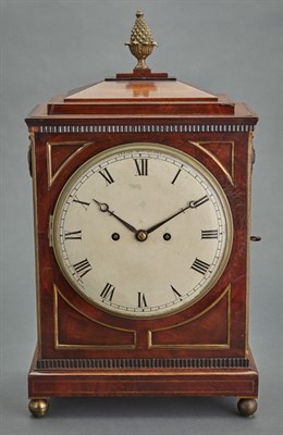 Lot 344 - Regency Brass Mounted Mahogany Bracket Clock...
