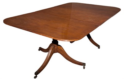 Lot 588 - George III Style Mahogany Double-Pedestal...
