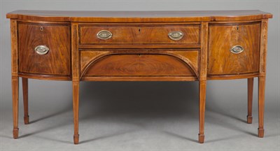 Lot 356 - George III Mahogany Sideboard Height 35 inches,...