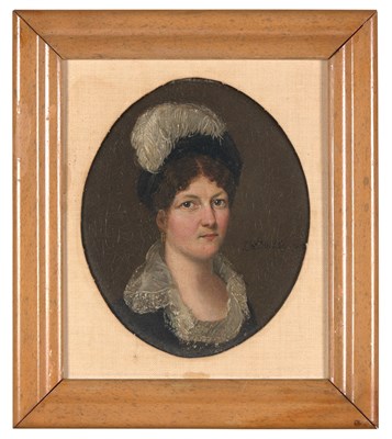 Lot 60 - Attributed to Louis-Leopold Boilly A Lady in a...