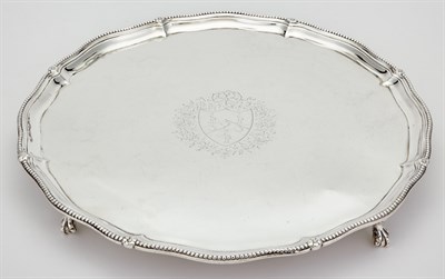Lot 462 - George III Sterling Silver Salver William...
