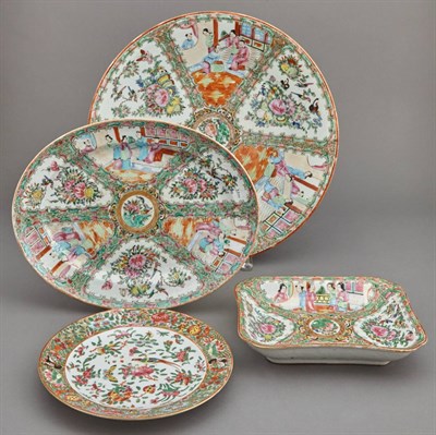 Lot 193 - Group of Canton Rose Medallion Porcelain...