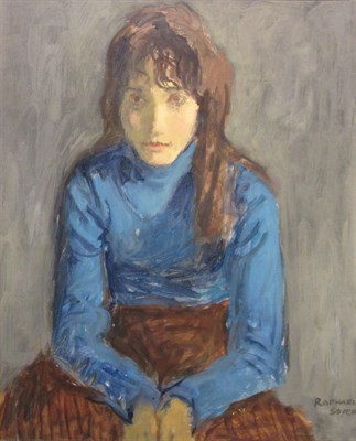 Lot 92 - Raphael Soyer American, 1899-1987 Portrait of...