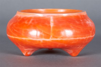 Lot 106 - Chinese Imitation 'Realgar' Glass Censer Of...