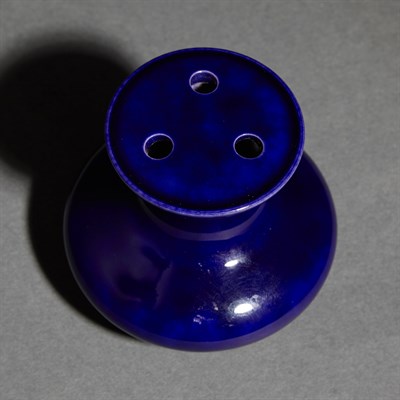 Lot 179 - Chinese Aubergine Glazed Porcelain Brush...