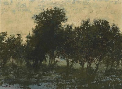 Lot 114 - Richard Mayhew American, b. 1924 Grove Signed...