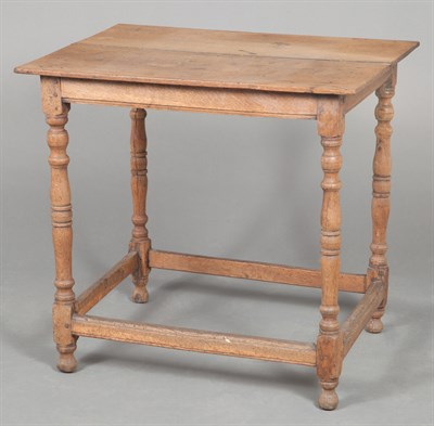 Lot 627 - English Oak Joined Table 17th Century and...