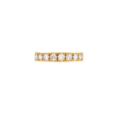 Lot 394 - Gold and Diamond Band Ring, Gubelin
