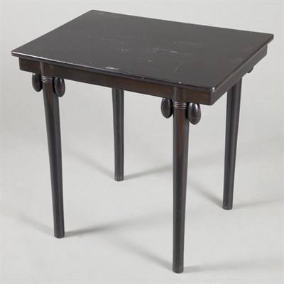 Lot 299 - Austrian Black Painted Beechwood Side Table...