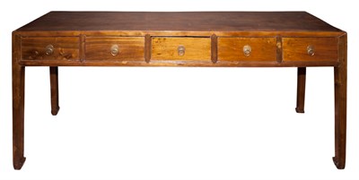 Lot 523 - Chinese Hardwood Console Height 33 inches,...