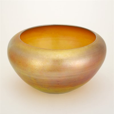Lot 277 - Carder Steuben Gold Aurene Glass Bowl Shape no....