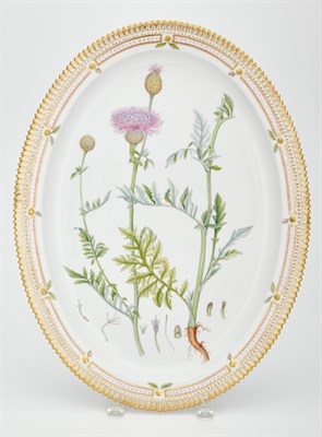 Lot 428 - Group of Three Royal Copenhagen Flora Danica...
