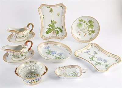 Lot 427 - Group of Royal Copenhagen Flora Danica...