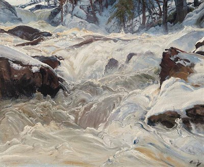Lot 93 - Frederick Judd Waugh American, 1861-1940...