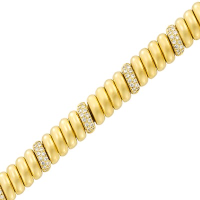 Lot 29 - Gold and Diamond Bracelet, Cartier