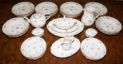 Lot 147 - Meissen Style Porcelain Dinner Service...